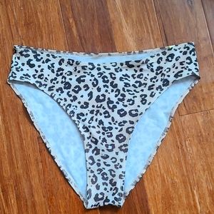 summersalt leopard print bikini bottom